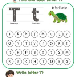 kindergarten letter worksheets find and color kidzezone