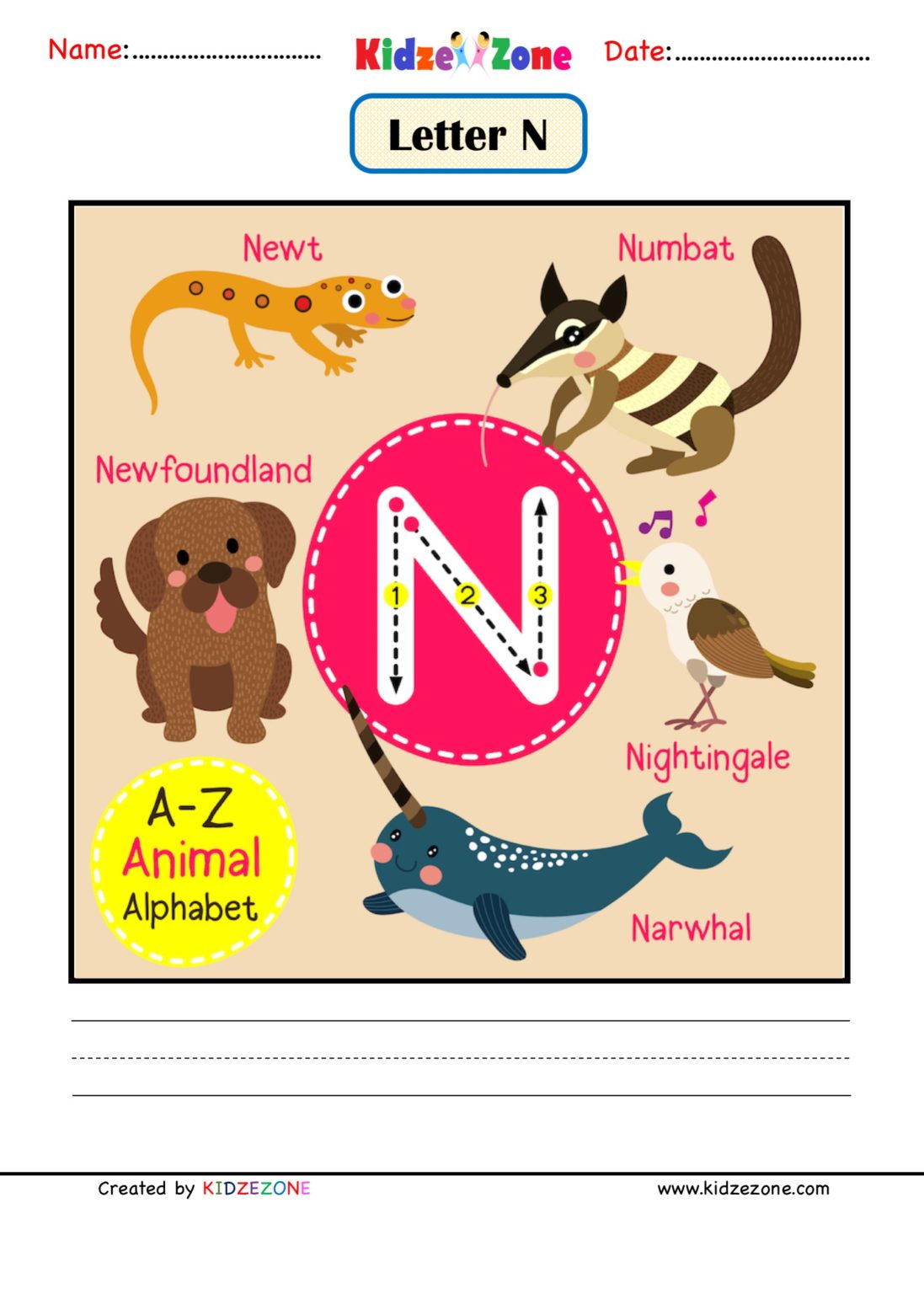 kindergarten-letter-n-animal-picture-cards-worksheet