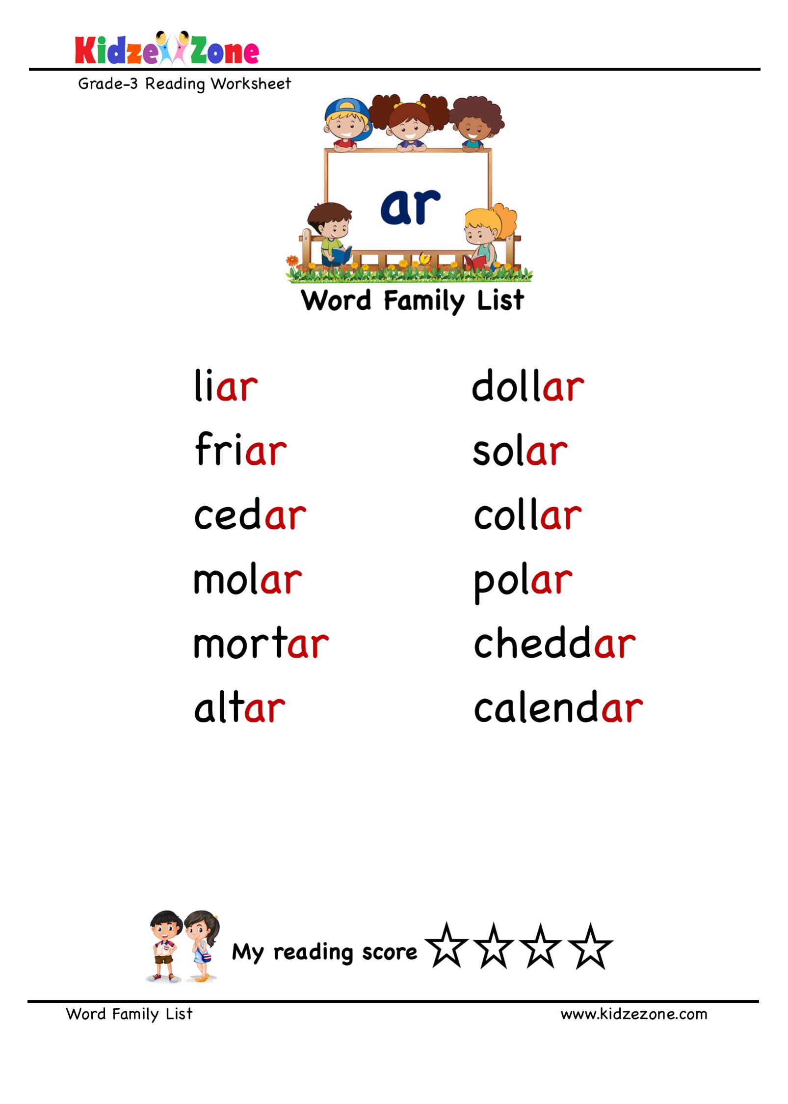 explore-and-learn-words-from-ar-word-family-with-word-list-worksheet