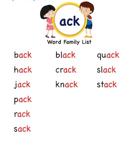 grade 1 one stop for word family worksheets kidzezone