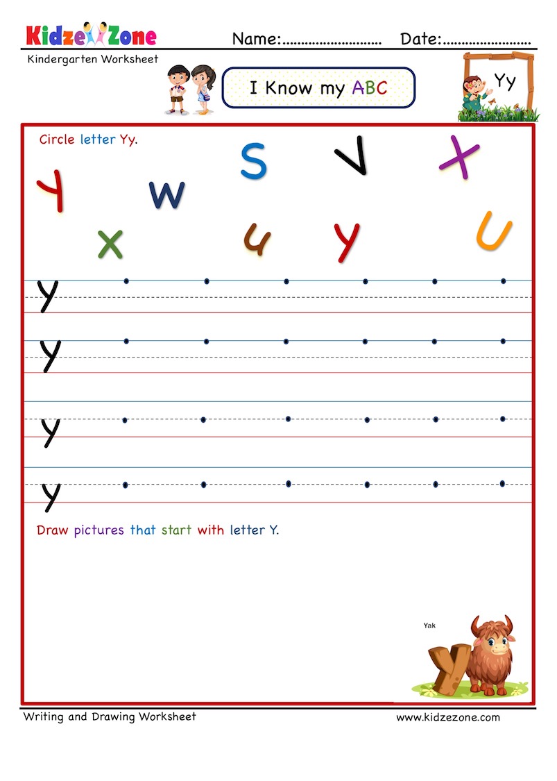 kindergarten-letter-y-writing-worksheet-kidzezone