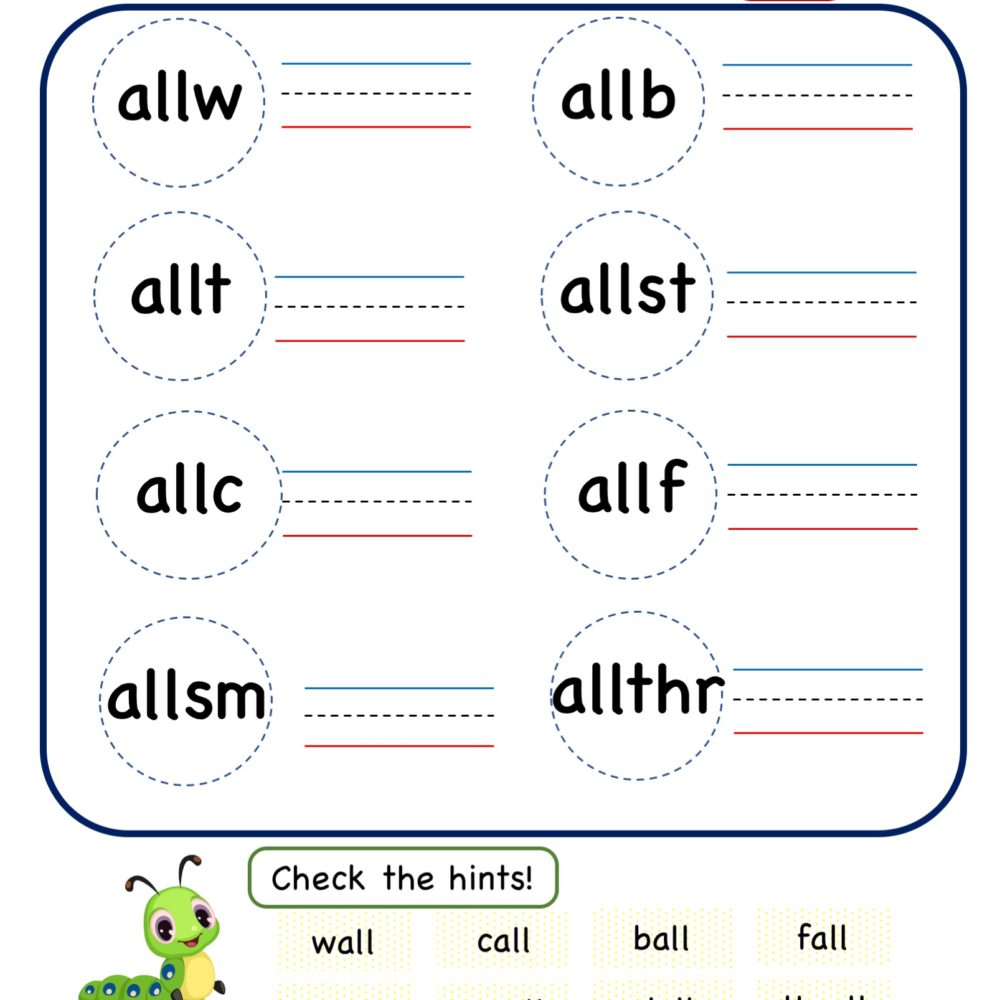 kindergarten-worksheets-aw-word-family-unscramble-words