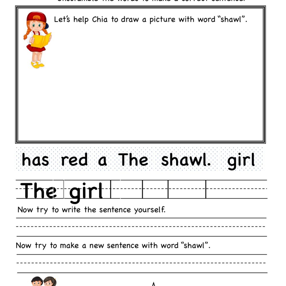 kindergarten-worksheets-aw-word-family-unscramble-words