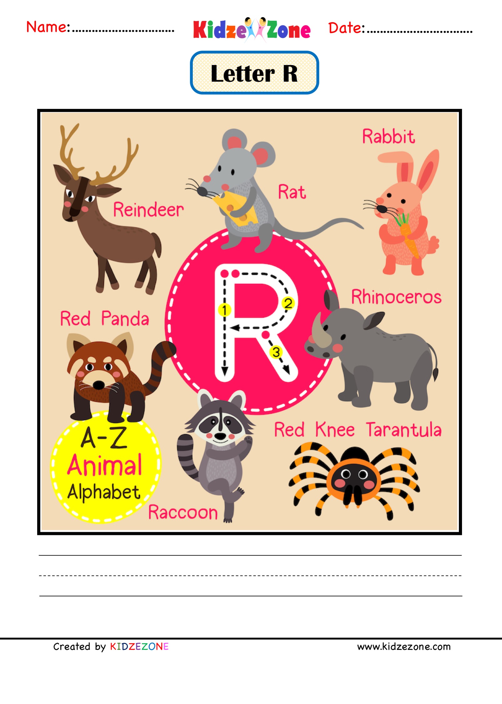 animal that starts with r