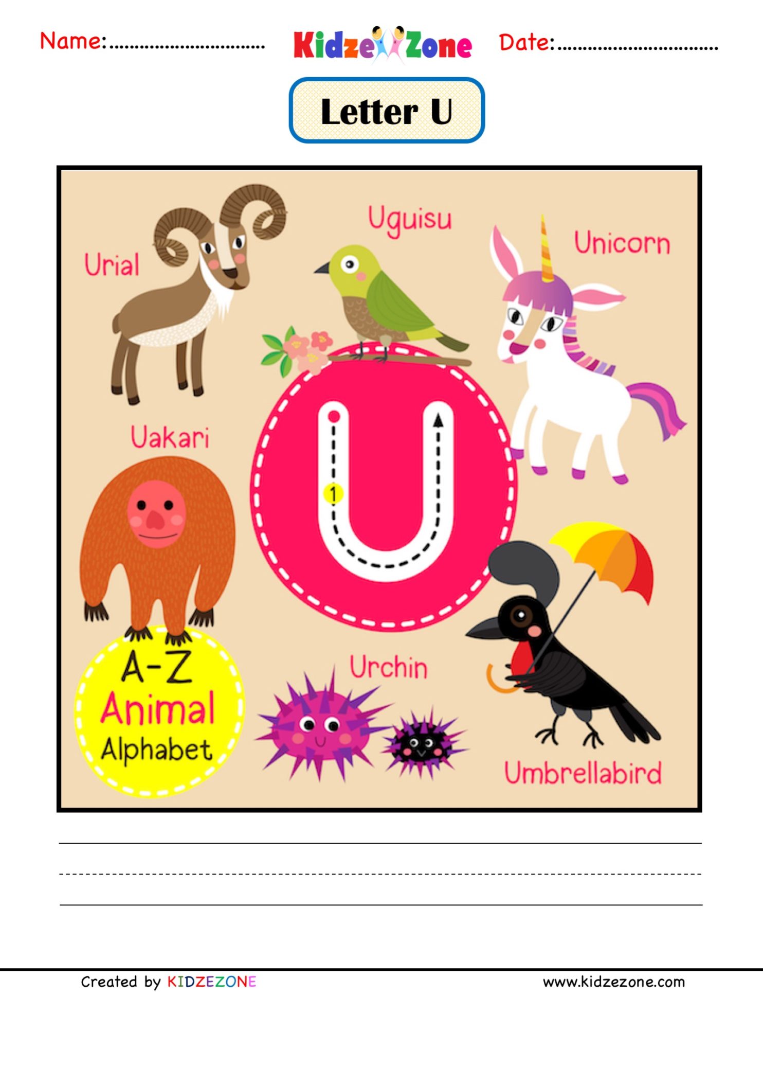 kindergarten-letter-u-animal-picture-cards-worksheet