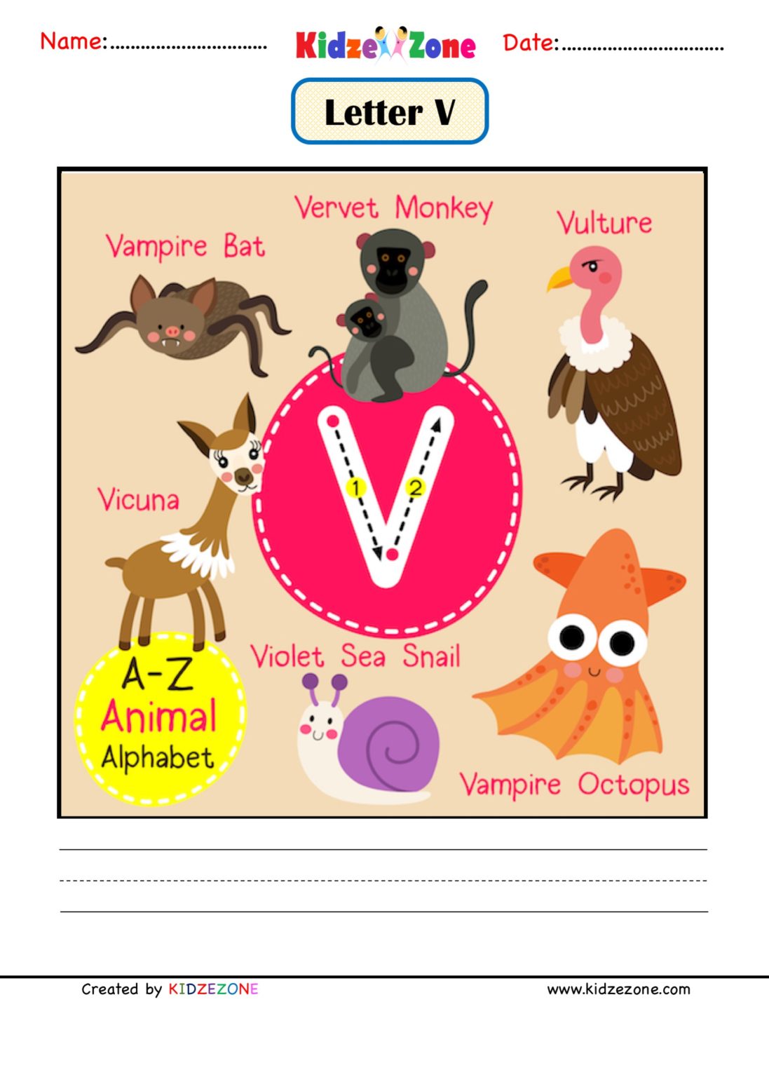 kindergarten-letter-v-animal-picture-cards-worksheet