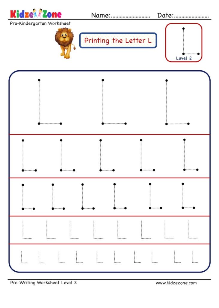  Writing The Letter L Worksheets Free Download Gmbar co
