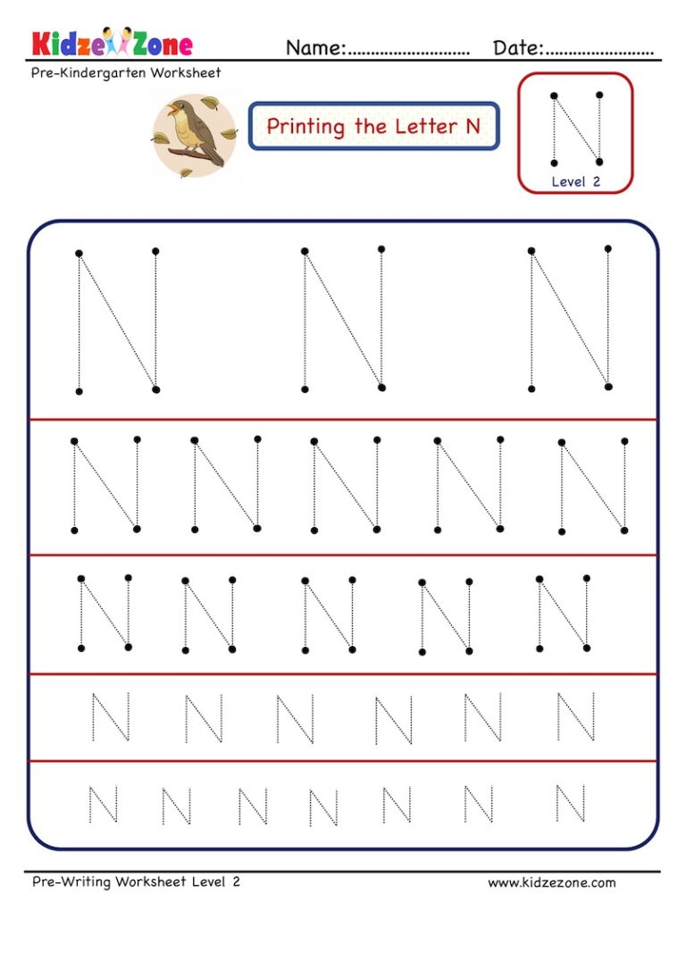preschool-letter-n-tracing-worksheet-kidzezone