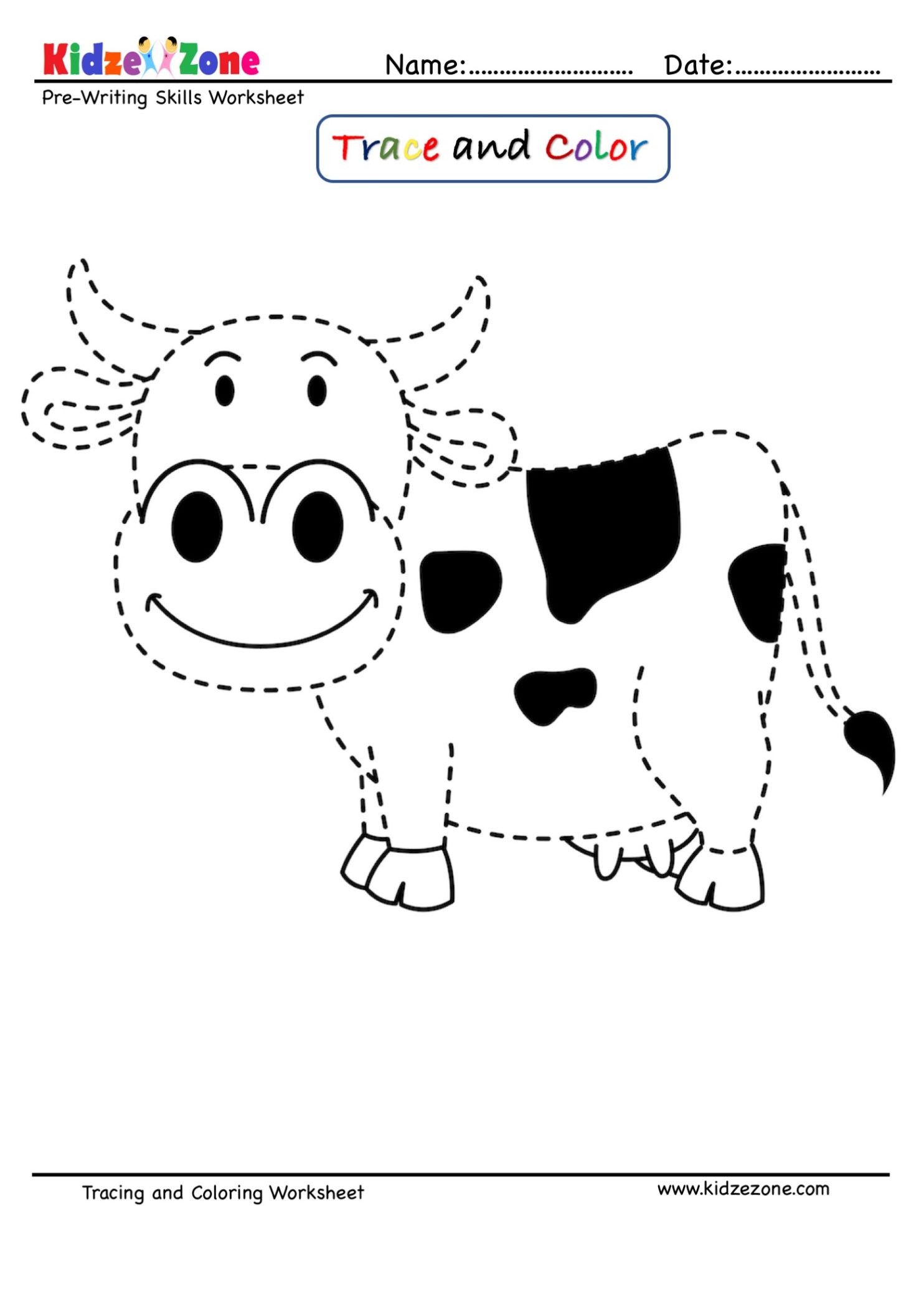 cow-cartoon-trace-and-color-worksheet-kidzezone