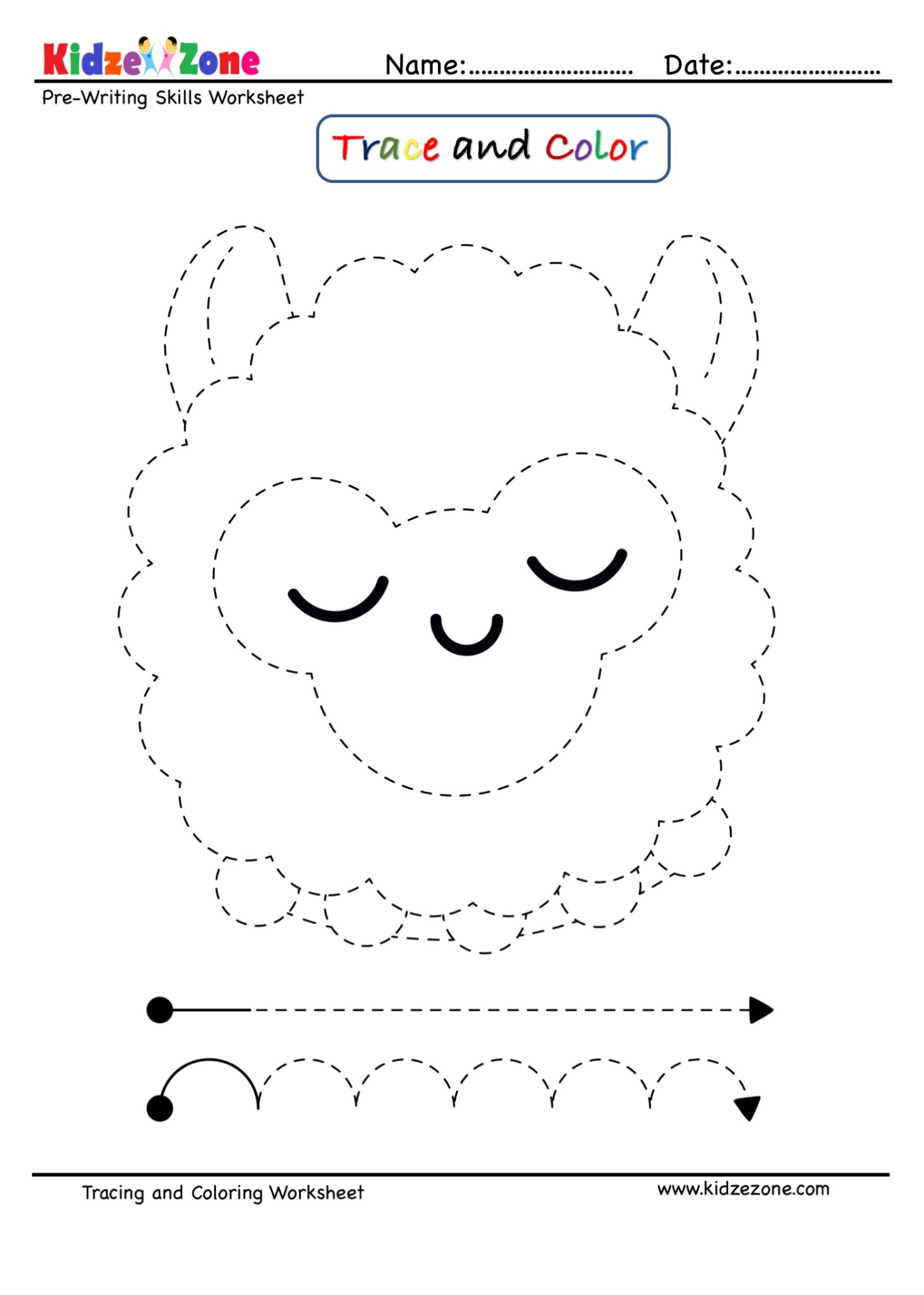 pre-writing-trace-and-color-worksheet-sheep-cartoon-face-kidzezone