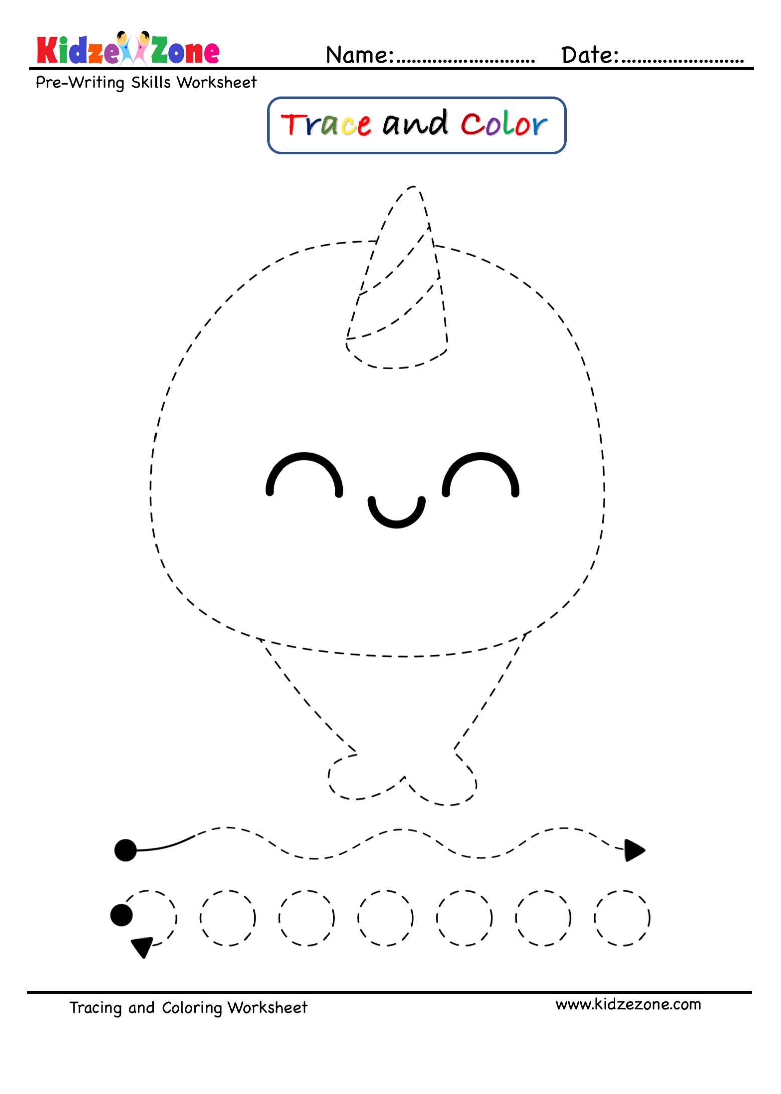 whale-unicorn-trace-and-color-worksheet-kidzezone